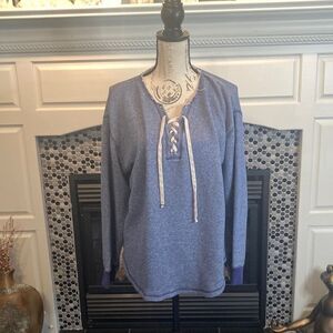 Victoria’s Secret distressed sweatshirt, size medium, fair used condition